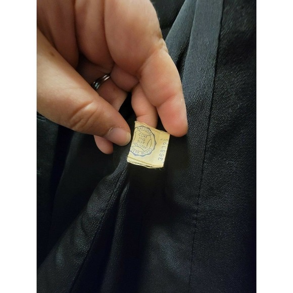 Unbranded Black Double Collared Womens Coat - Picture 5 of 7